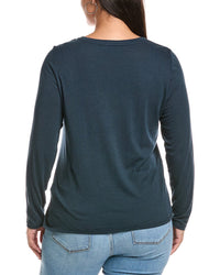 Eileen Fisher Plus Slim T-Shirt