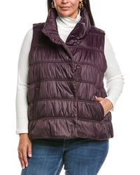 EILEEN FISHER Eileen Fisher Plus High Collar Vest
