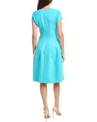 Oscar De La Renta Wool-Blend Mini Dress