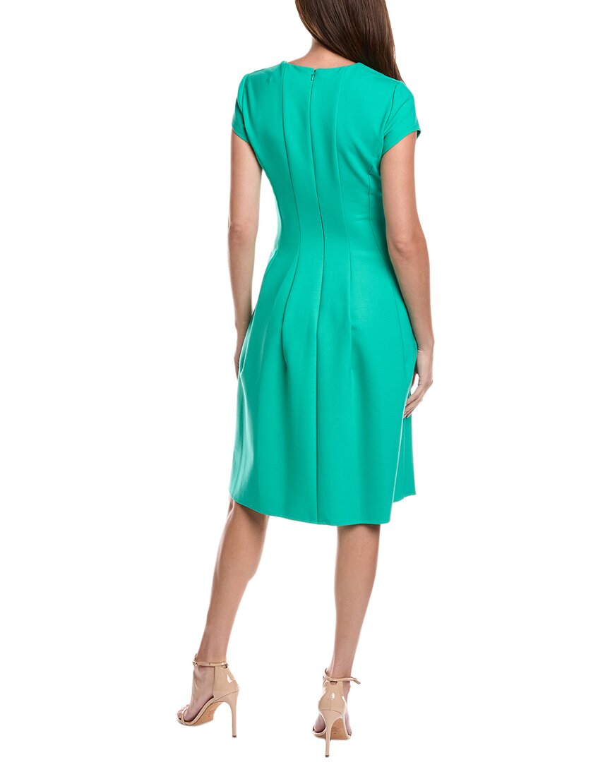 Oscar De La Renta Twisted Front Midi Dress
