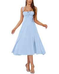 Amanda Royal Midi Dress
