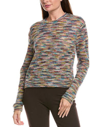 M Missoni Mesh Knit Wool, Alpaca, & Mohair-Blend Sweater