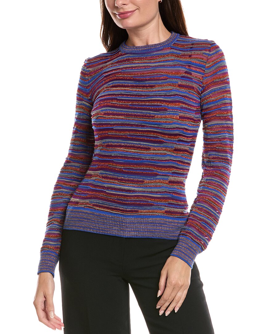 M Missoni Textured Wool-Blend Top