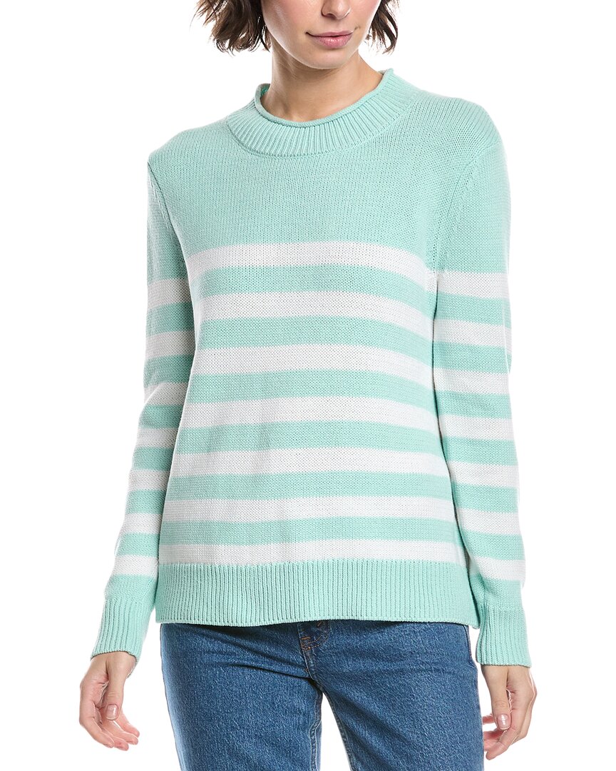Sail To Sable Roll Neck Striped Sweater