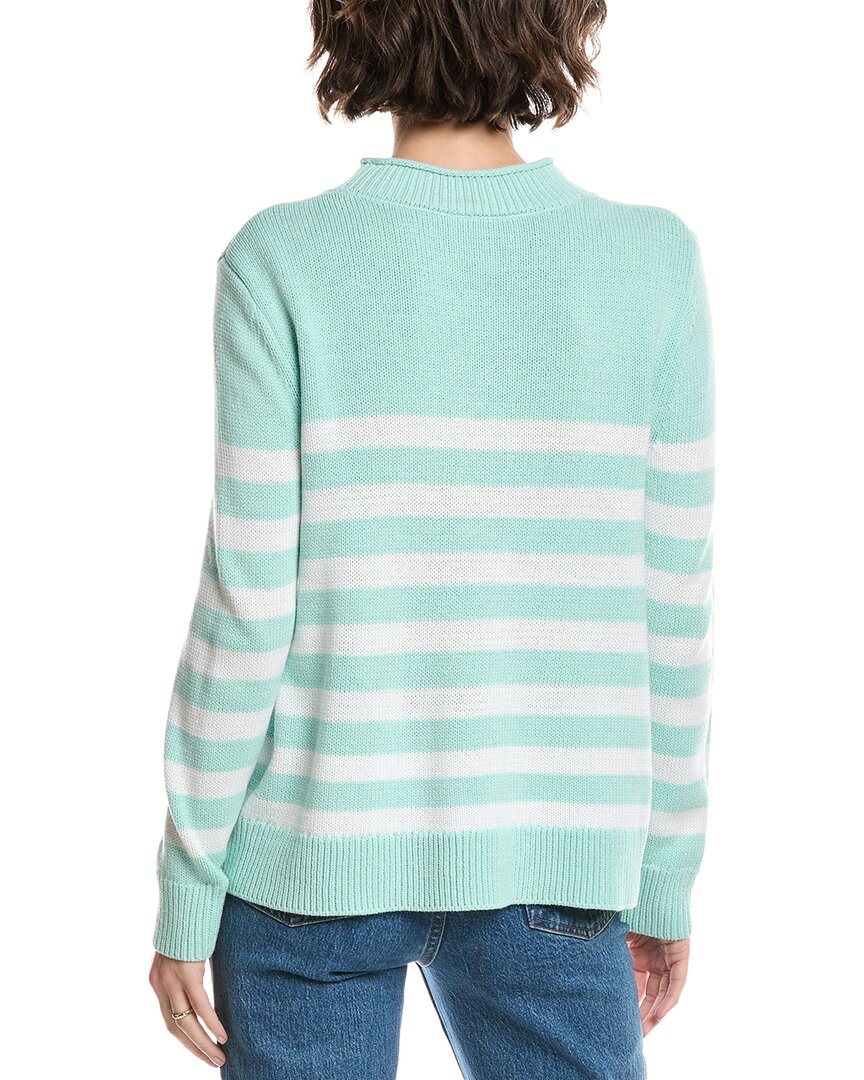 Sail To Sable Roll Neck Striped Sweater