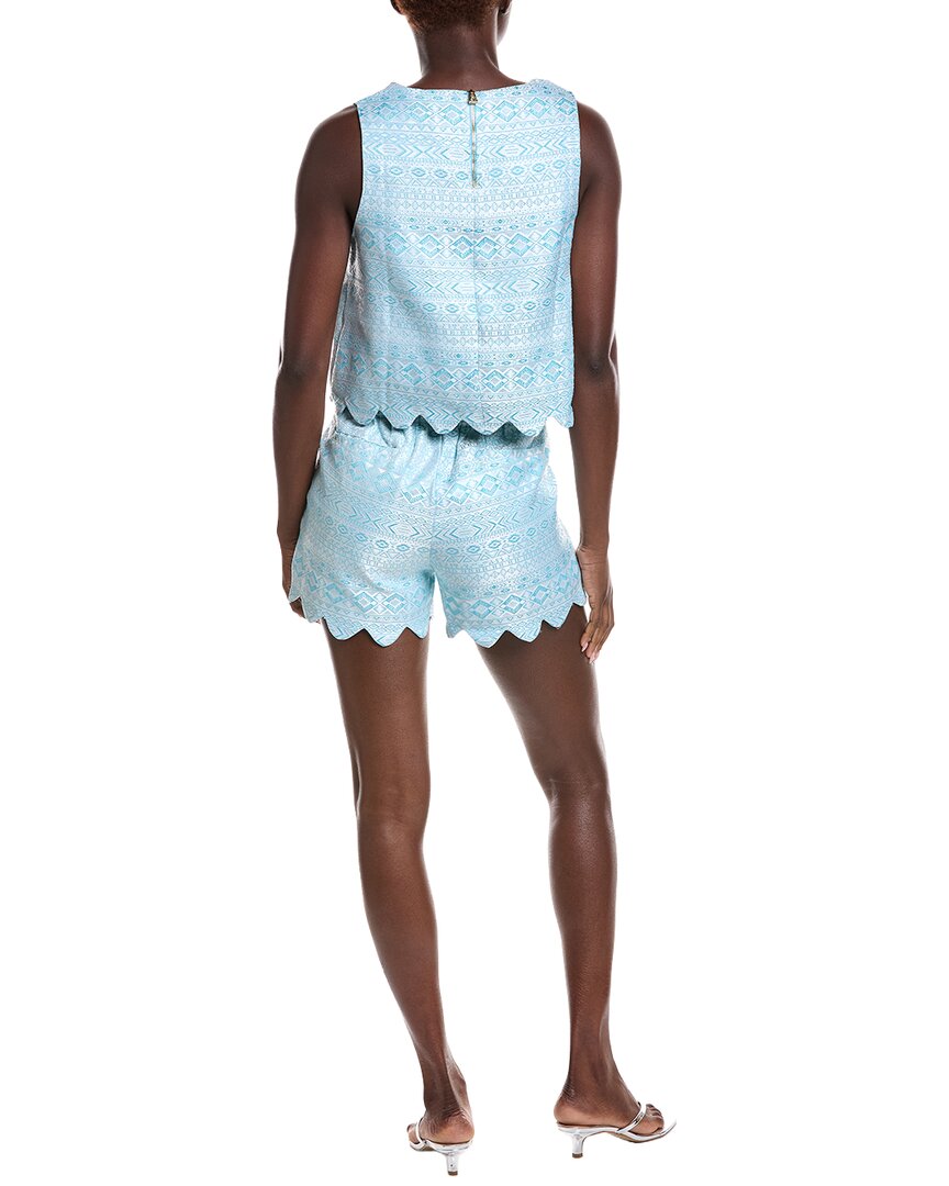 Sail To Sable 2Pc Scalloped Short Set