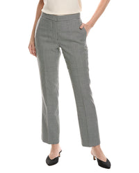 Elie Tahari Straight Leg Wool-Blend Trouser