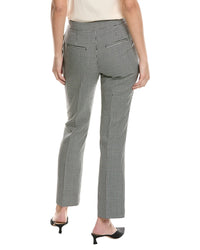 Elie Tahari Straight Leg Wool-Blend Trouser