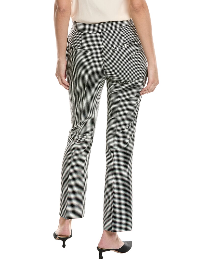 Elie Tahari Straight Leg Wool-Blend Trouser