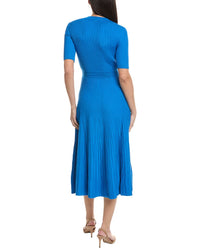 Elie Tahari Mock Neck A-Line Dress