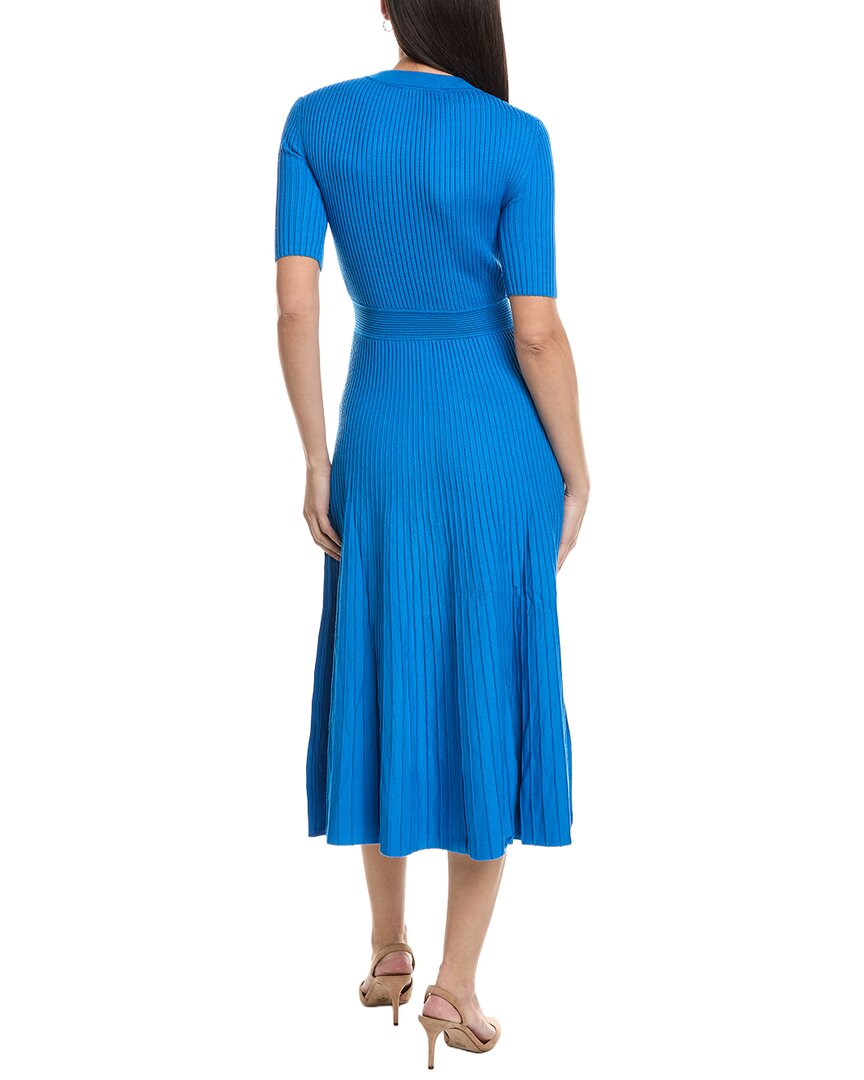 Elie Tahari Mock Neck A-Line Dress