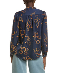 T Tahari Button Down Blouse