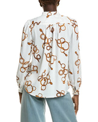 T Tahari Button Down Blouse