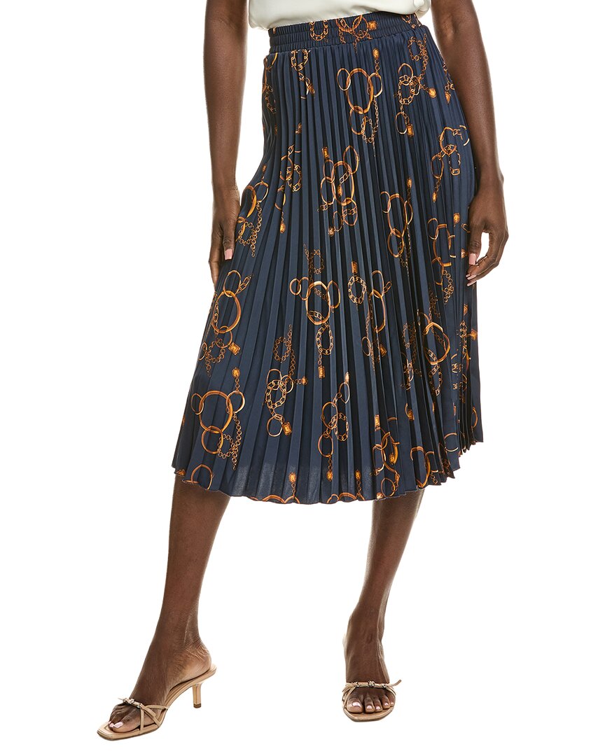 T Tahari Pull On Pleated Skirt