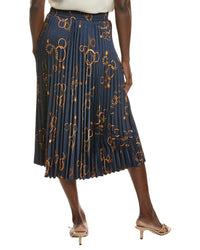 T Tahari Pull On Pleated Skirt