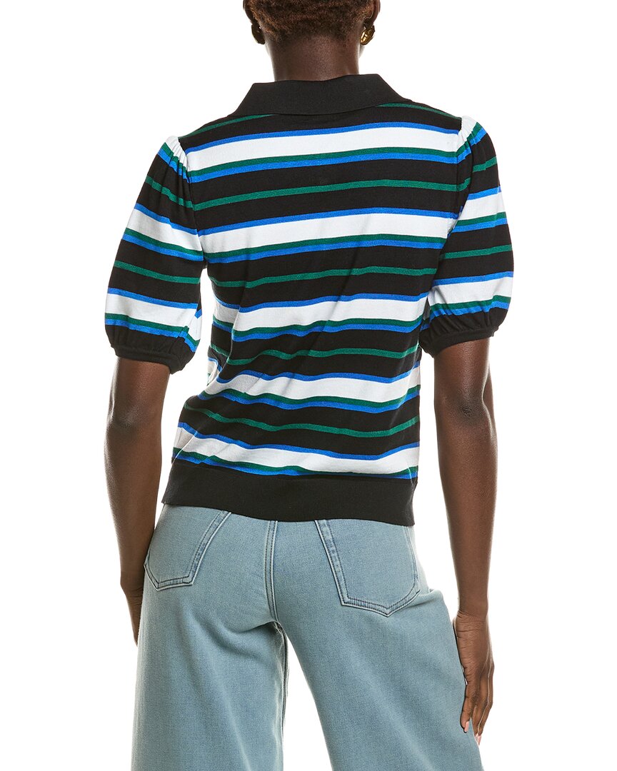 T Tahari Half Button Down Shirt
