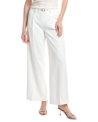 Elie Tahari Wide Leg Pleated Trouser