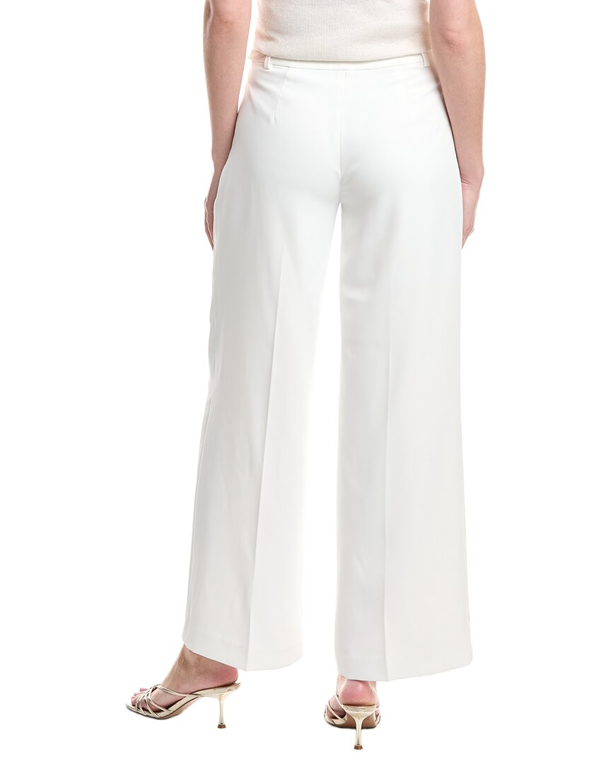 Elie Tahari Wide Leg Pleated Trouser