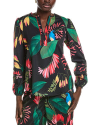 T Tahari V-Neck Blouse