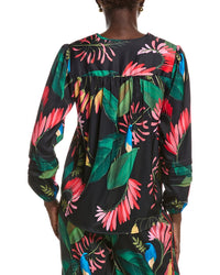 T Tahari V-Neck Blouse