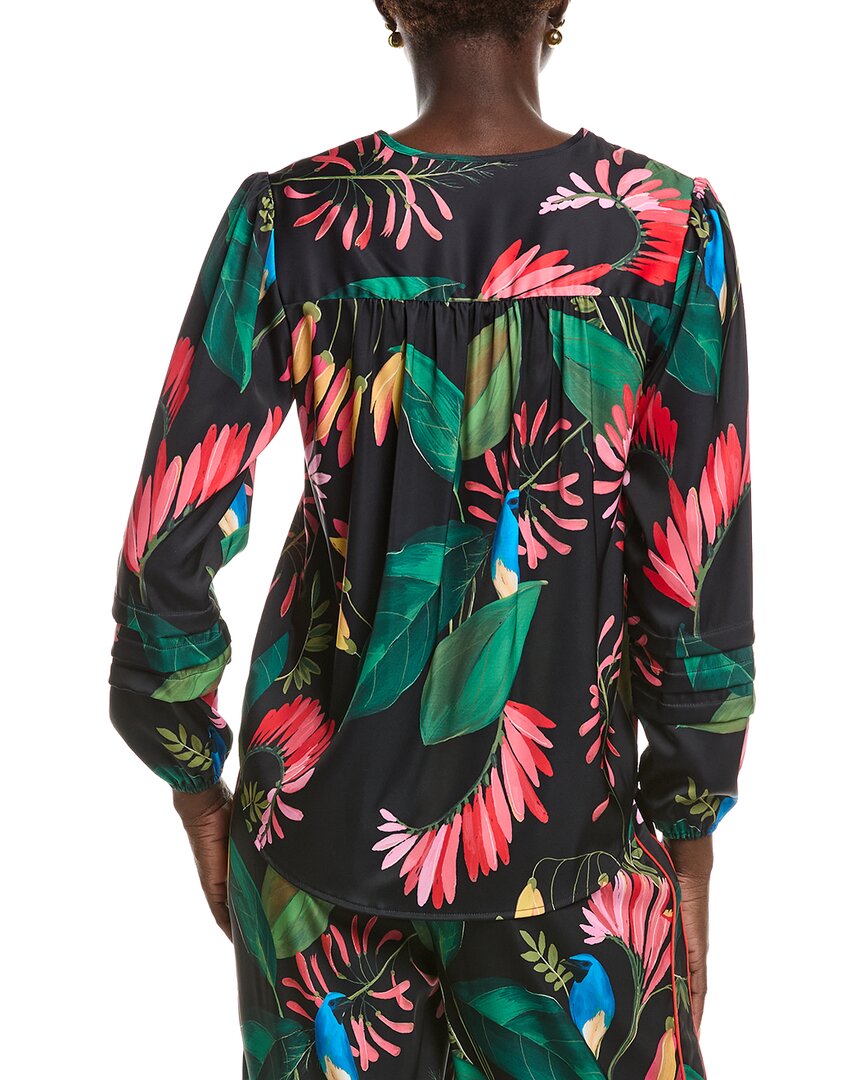 T Tahari V-Neck Blouse