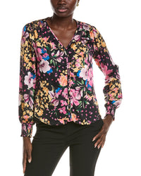 T Tahari V-Neck Blouse