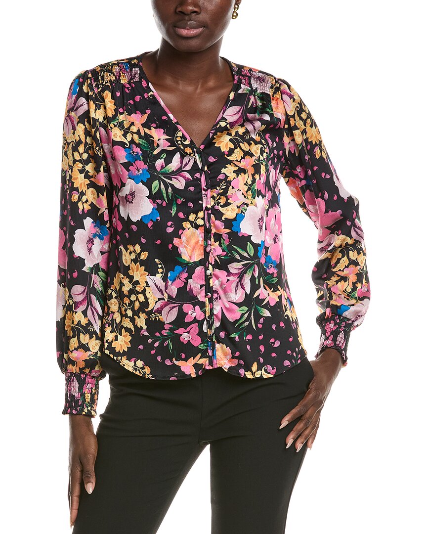 T Tahari V-Neck Blouse