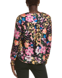 T Tahari V-Neck Blouse