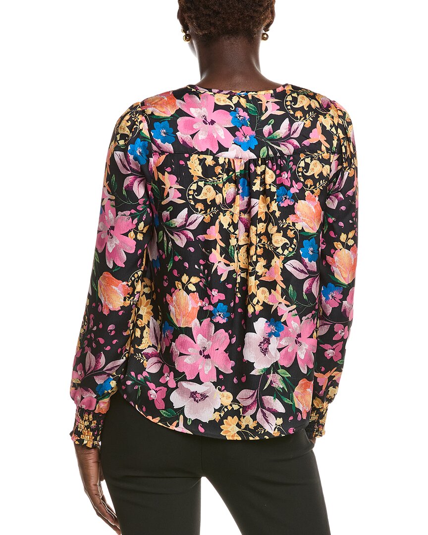 T Tahari V-Neck Blouse