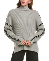 Theo And Spence Whipstitch Turtleneck Sweater