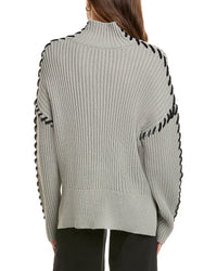 Theo And Spence Whipstitch Turtleneck Sweater