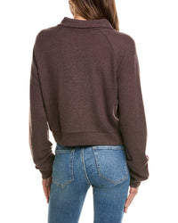 Theo And Spence Waffle 1/4-Zip Pullover