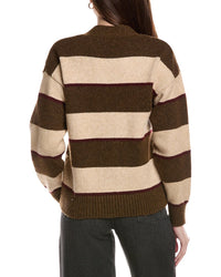 Theo And Spence 3-Tone Button Cardigan