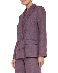 L'agence Colin Double Breasted Wool Blazer