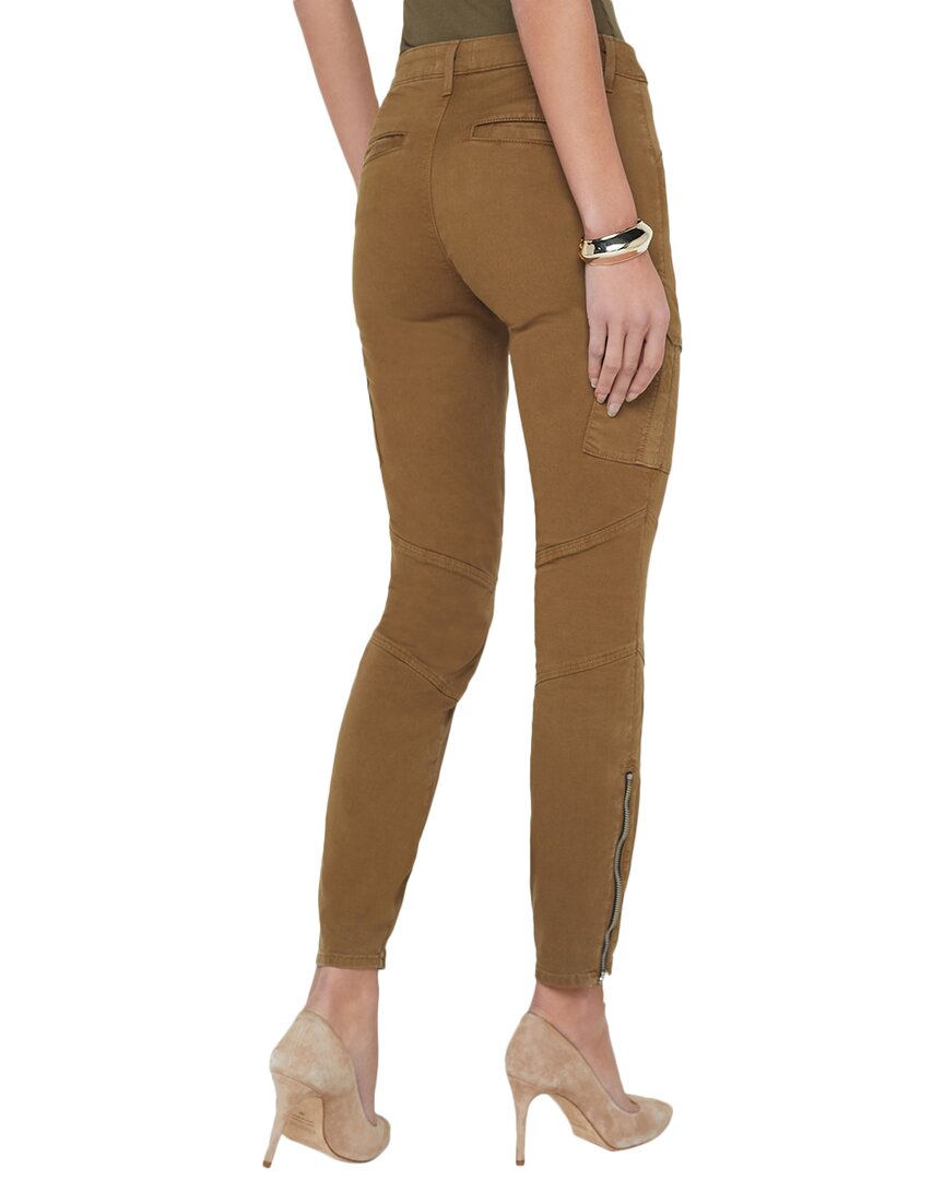 L'agence Patton Brown Olive Skinny Leg Jean