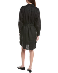 James Perse Linen Mini Shirt Dress