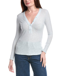 James Perse Jersey Henley Top