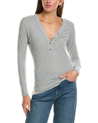 James Perse Jersey Henley Top