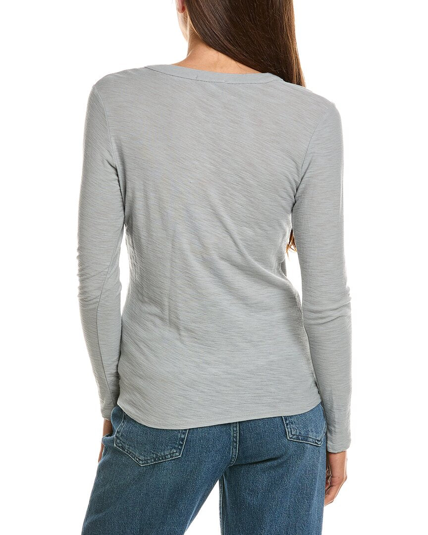 James Perse Jersey Henley Top