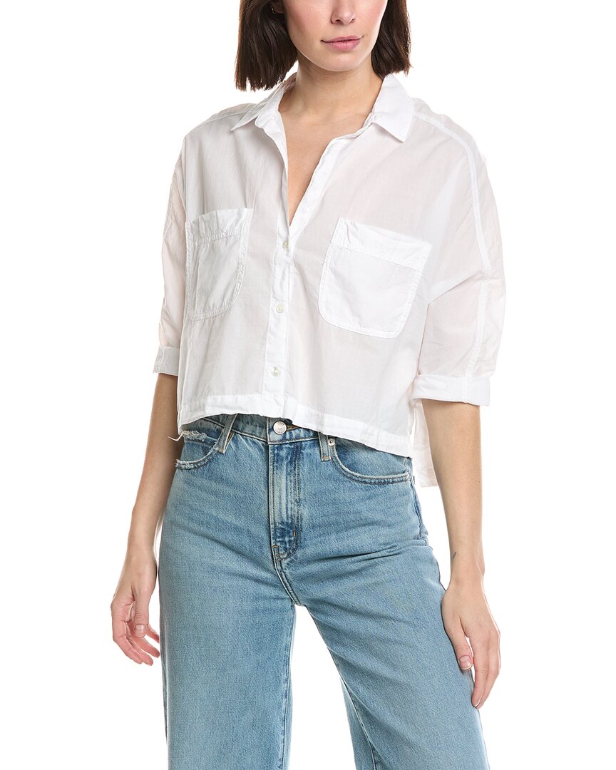 James Perse Pocket Cropped Shirt