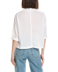 James Perse Pocket Cropped Shirt
