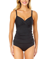 Anne Cole Underwire Surplice Tri Tankini
