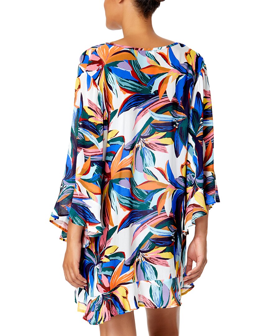 Anne Cole Bell Sleeve Flounce Tunic