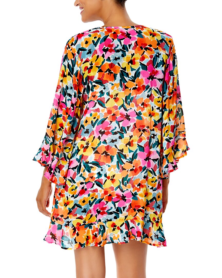 Anne Cole Bell Sleeve Flounce Tunic
