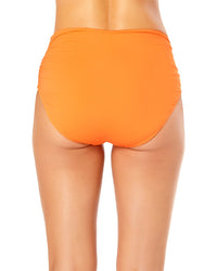 Anne Cole Hi Waist Shirred Bottom