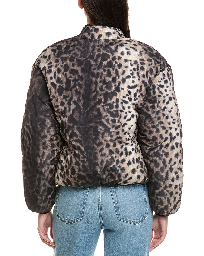 Apparis Leni Leopard Padded Bomber