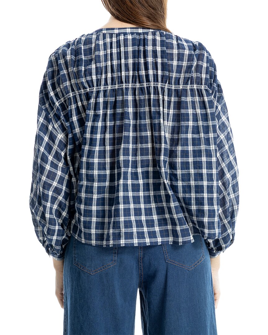 Max Studio Smocked Shirt