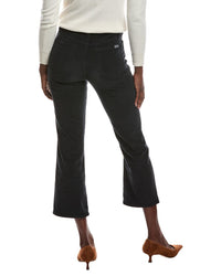 Joe's Jeans Corduroy High Rise Black Rise Crop Bootcut Jean