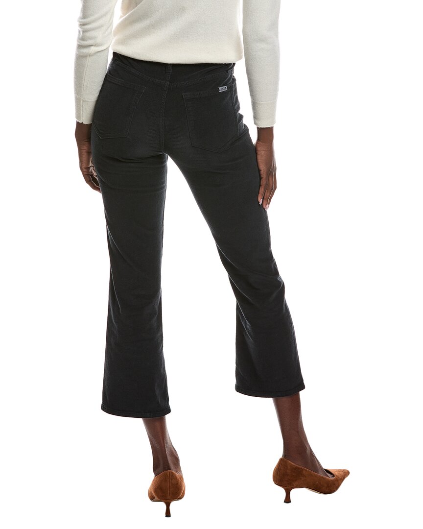 Joe's Jeans Corduroy High Rise Black Rise Crop Bootcut Jean