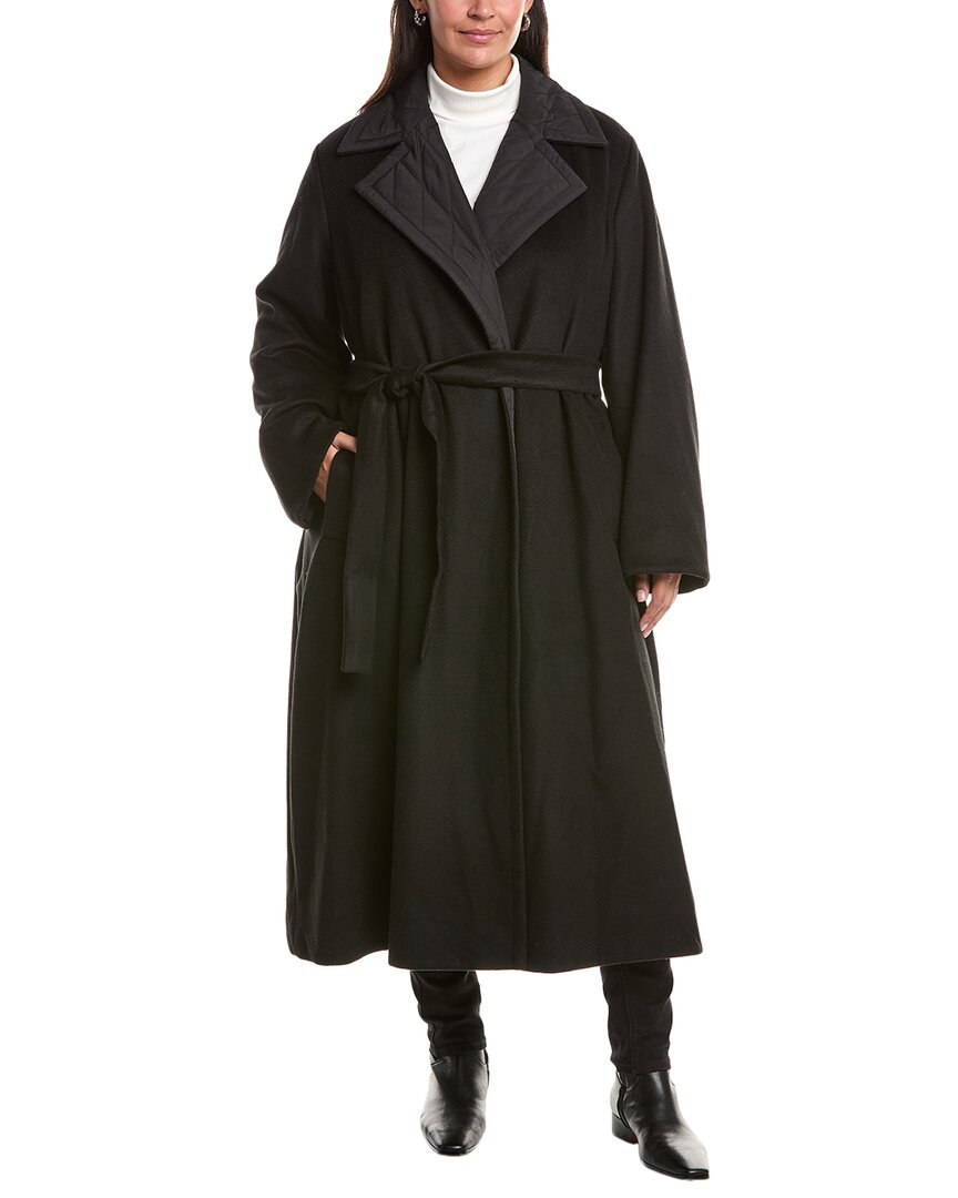 Marina Rinaldi Marina Rinaldi Plus Capanna Reversible Wool Coat